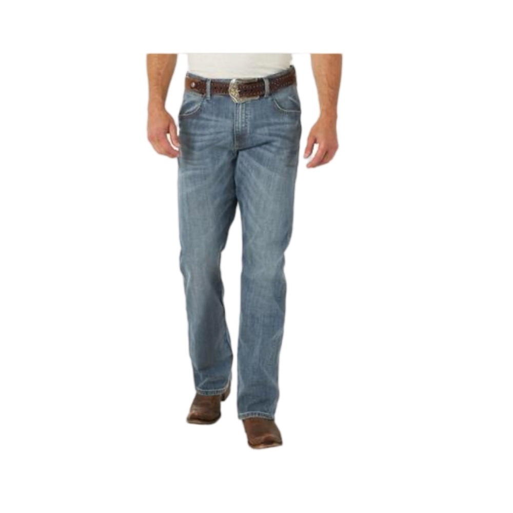 Wrangler Men's Retro Relaxed Bootcut Jeans Size 36 x 32 Blue